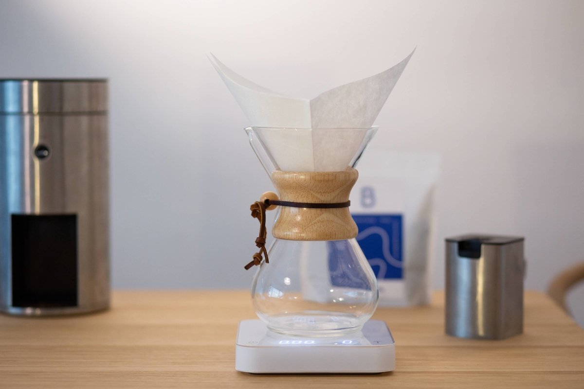 Sådan brygger du kaffe med Chemex – Bean Bros.