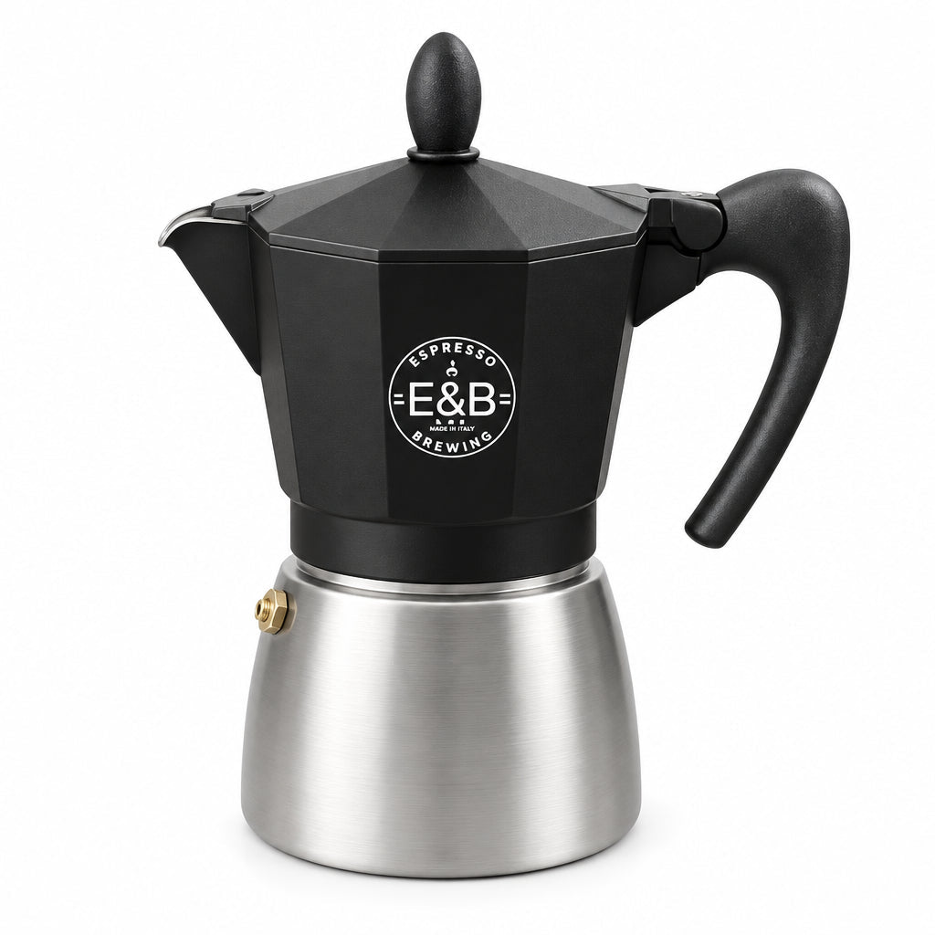 E&B Lab - Induction Moka Pot - 3 Cup - Bean Bros.