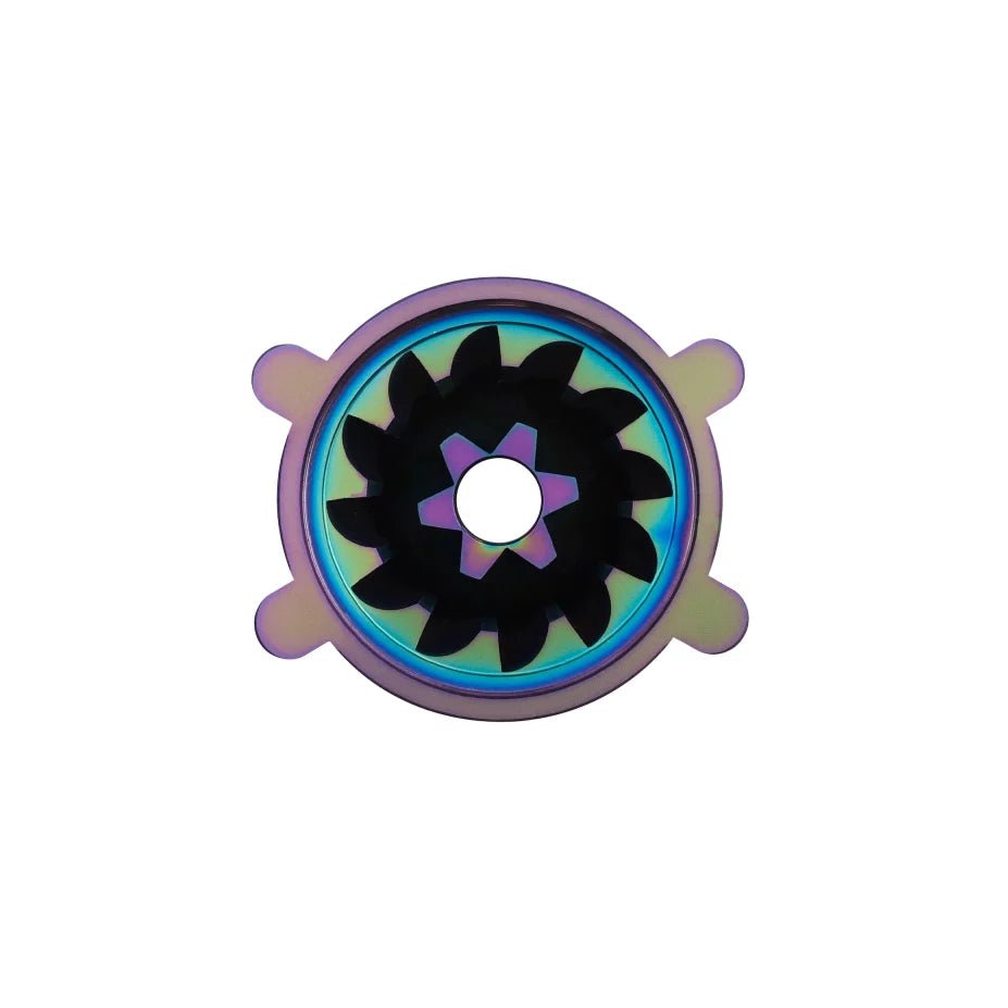 Hypernova Iridescent Titanium 63mm Conical Burrs - Bean Bros.