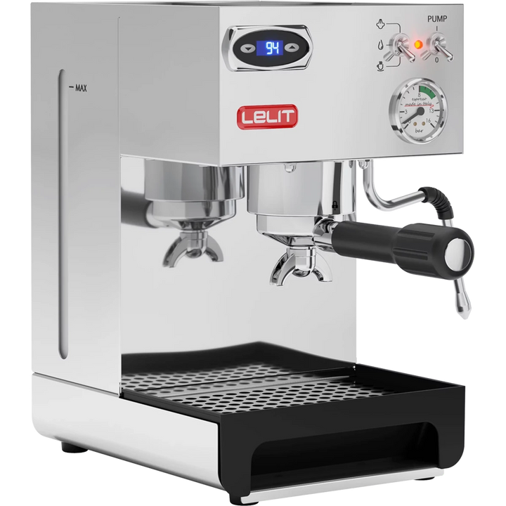 Lelit Anna PID PL41TEM med LELIT57-portafilter set fra siden