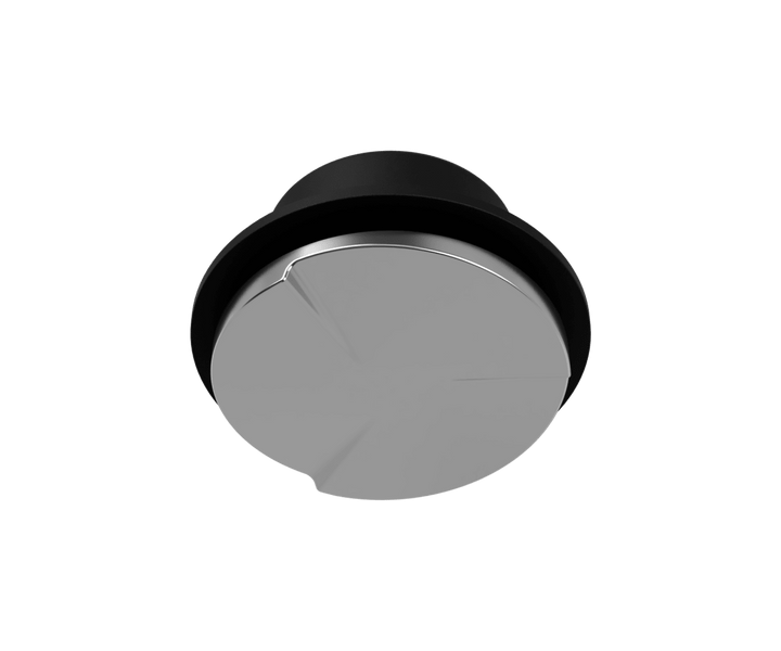 Undersiden af Varia ORBI Distributor med den 58 mm fordelingsflade
