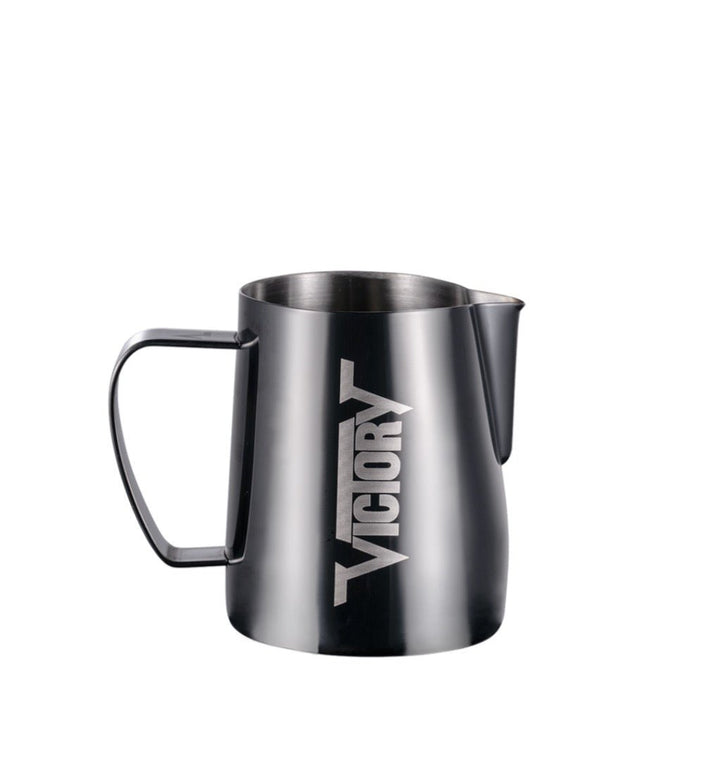 Victory Milk Pitcher 350ml Black Titanium - Bean Bros.