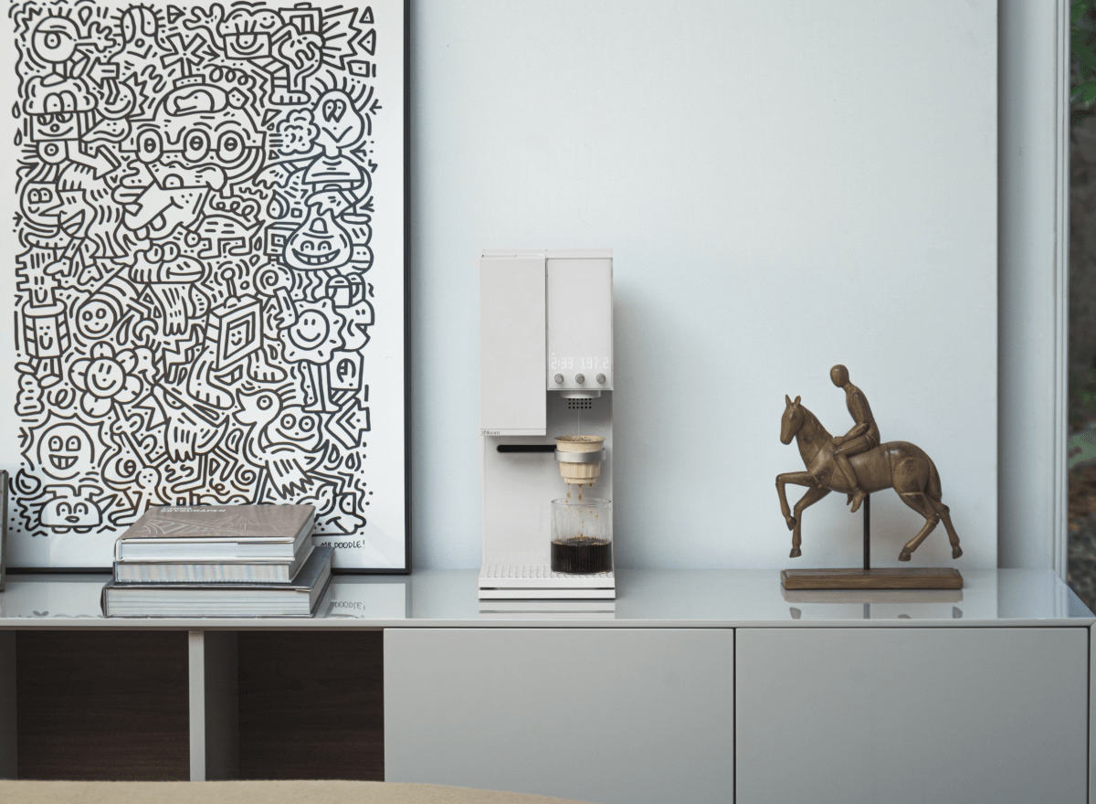 Pour-over-præcision, automatiseret