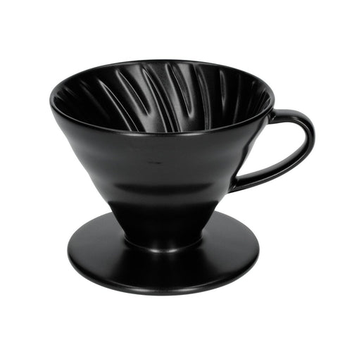 Hario V60-02 keramisk kaffedrypper - mat sort