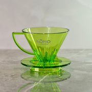 Kono Meimon Dripper Bright Green Akryl Kaffe