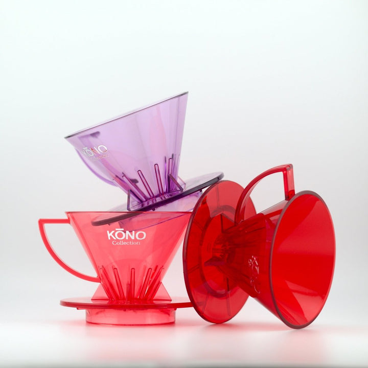 Kono Meimon Coffee Dripper - Cherry Pink - Bean Bros.