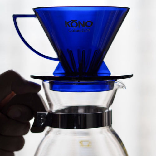 Kono Filterkaffe Dripper Clear Blue