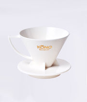 KONO Meimon kaffedripper – hvid (2 kopper, MDN-21WH)