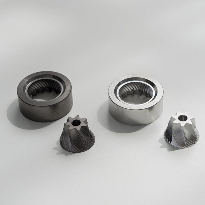 Option O Lagom Mini Silver Compact Coffee Grinder